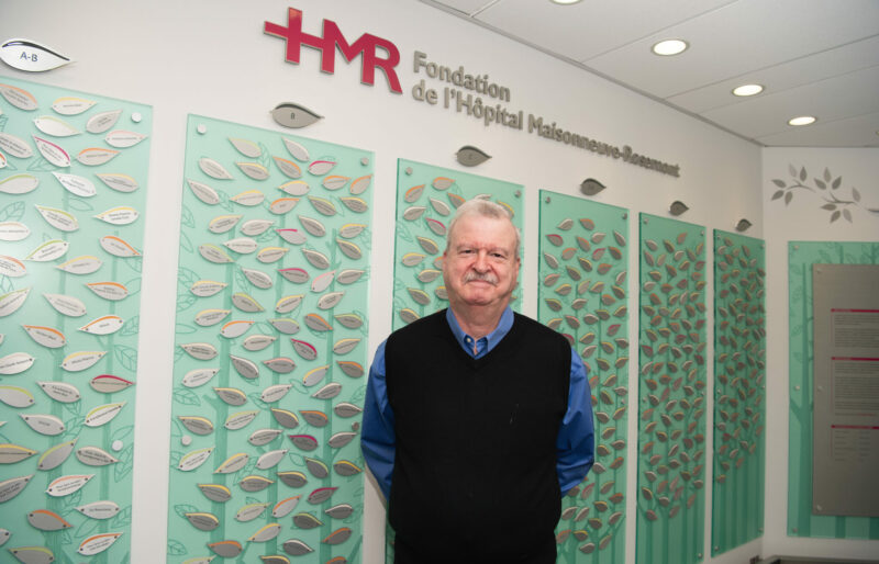 M. Guy Paquette - donateur de la Fondation de l'Hôpital Maisonneuve-Rosemont - Fondation HMR