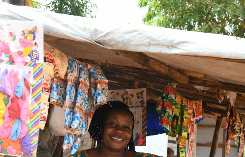 Nigeria. Cameroonian refugee hopeful and resilient living